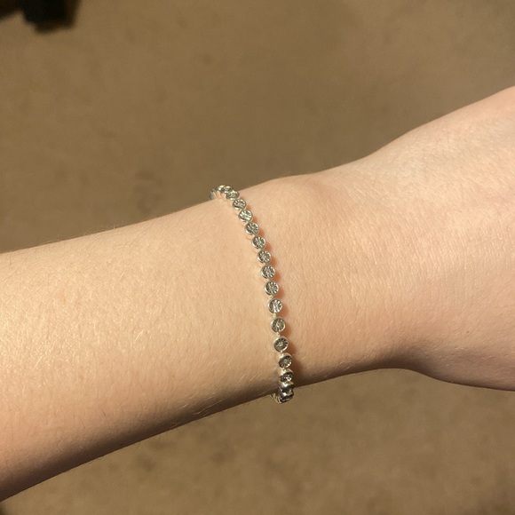 Monica Vinader Diamond Tennis Bracelet - Picture 4 of 5